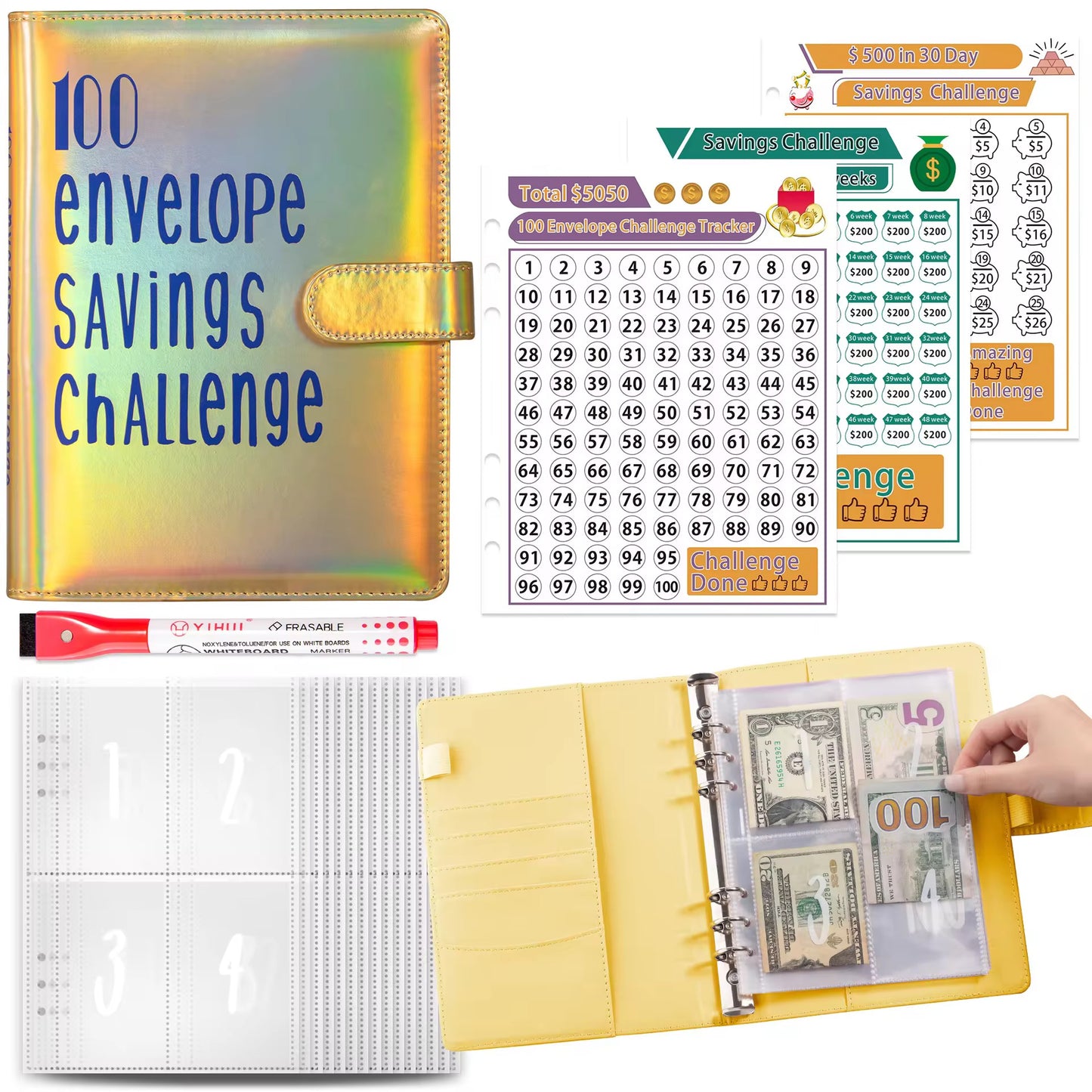 A5 100 Envelope Challenge