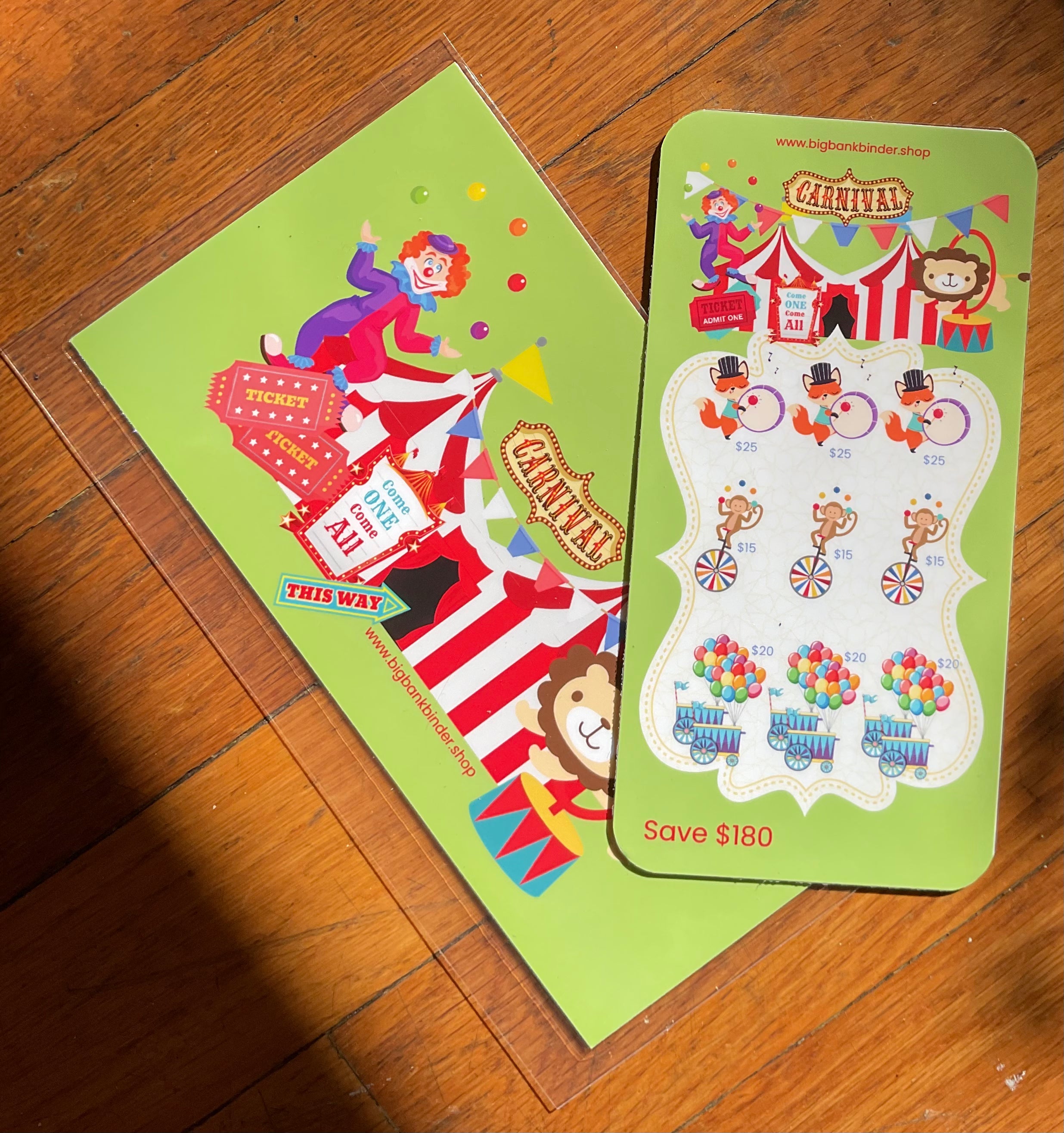 $180 Carnival savings challenge