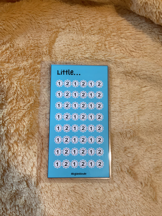 Little by little savings cash envelopes