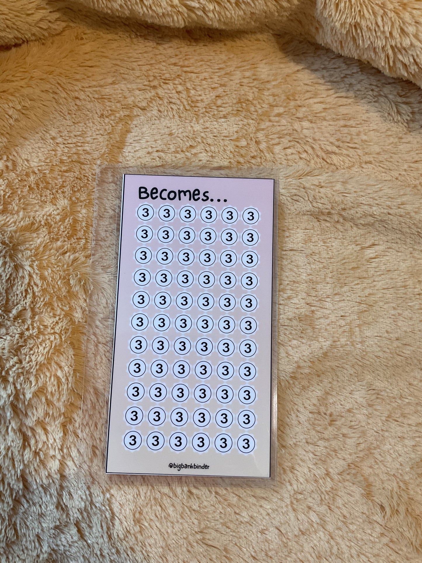 Little by little savings cash envelopes