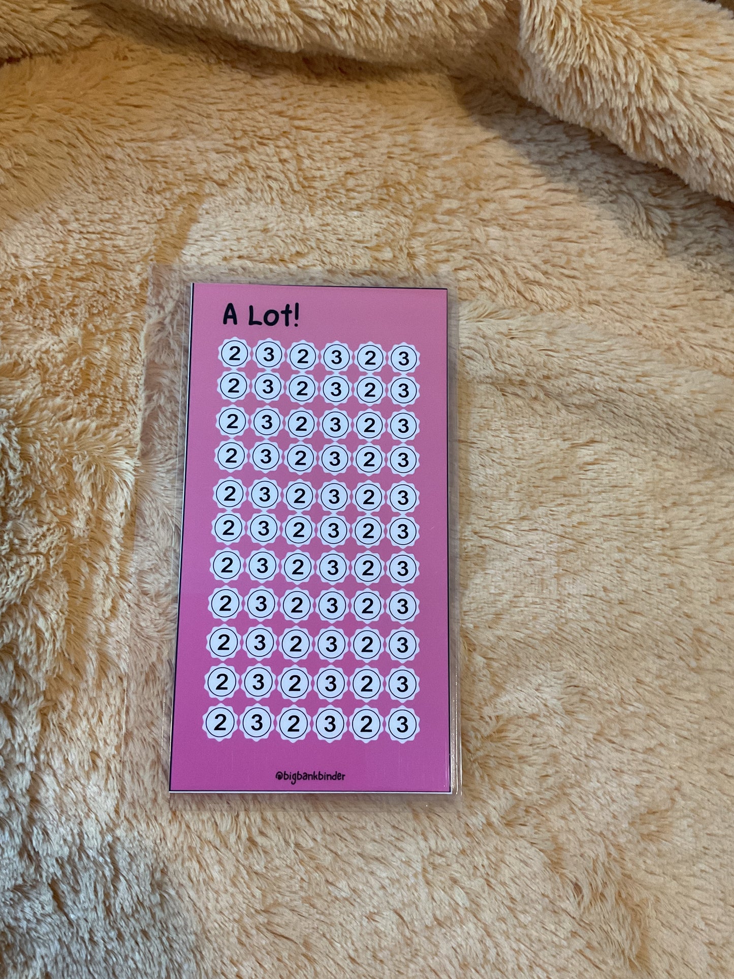 Little by little savings cash envelopes