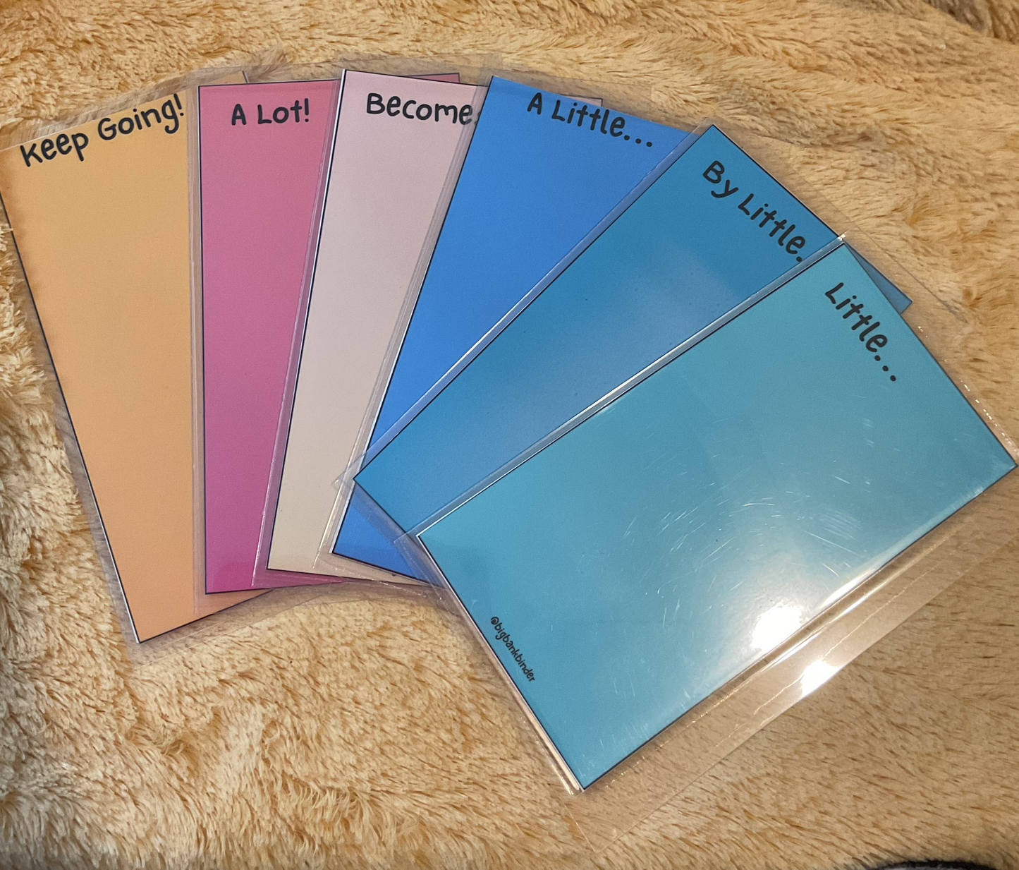 Little by little savings cash envelopes