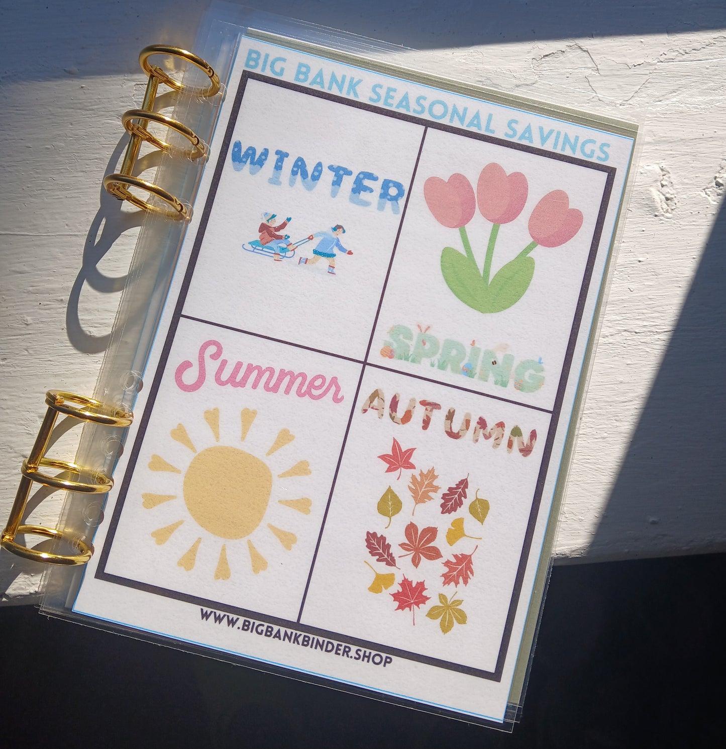 Seasonal savings book