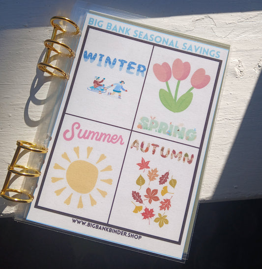 Seasonal savings book