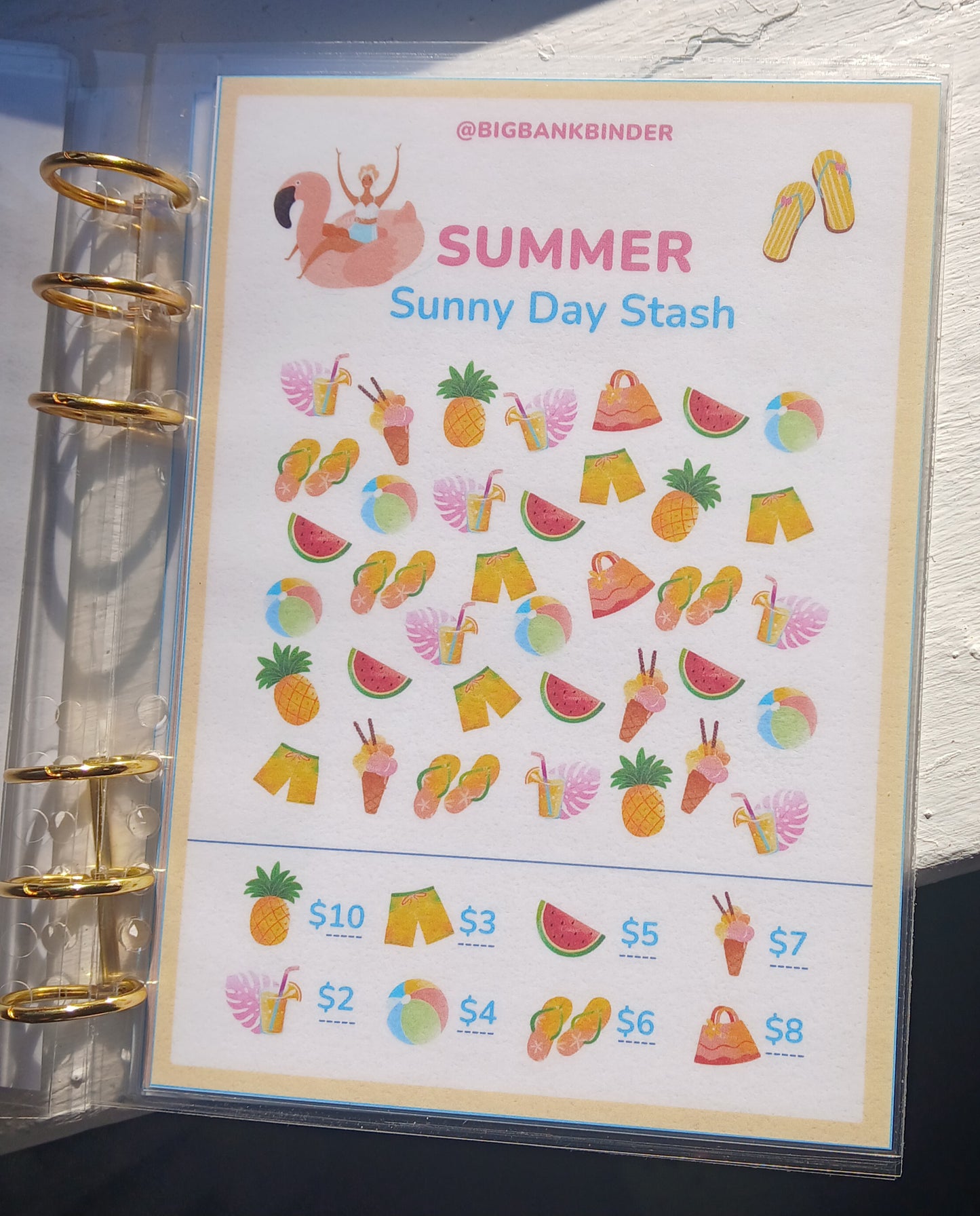 Seasonal savings book